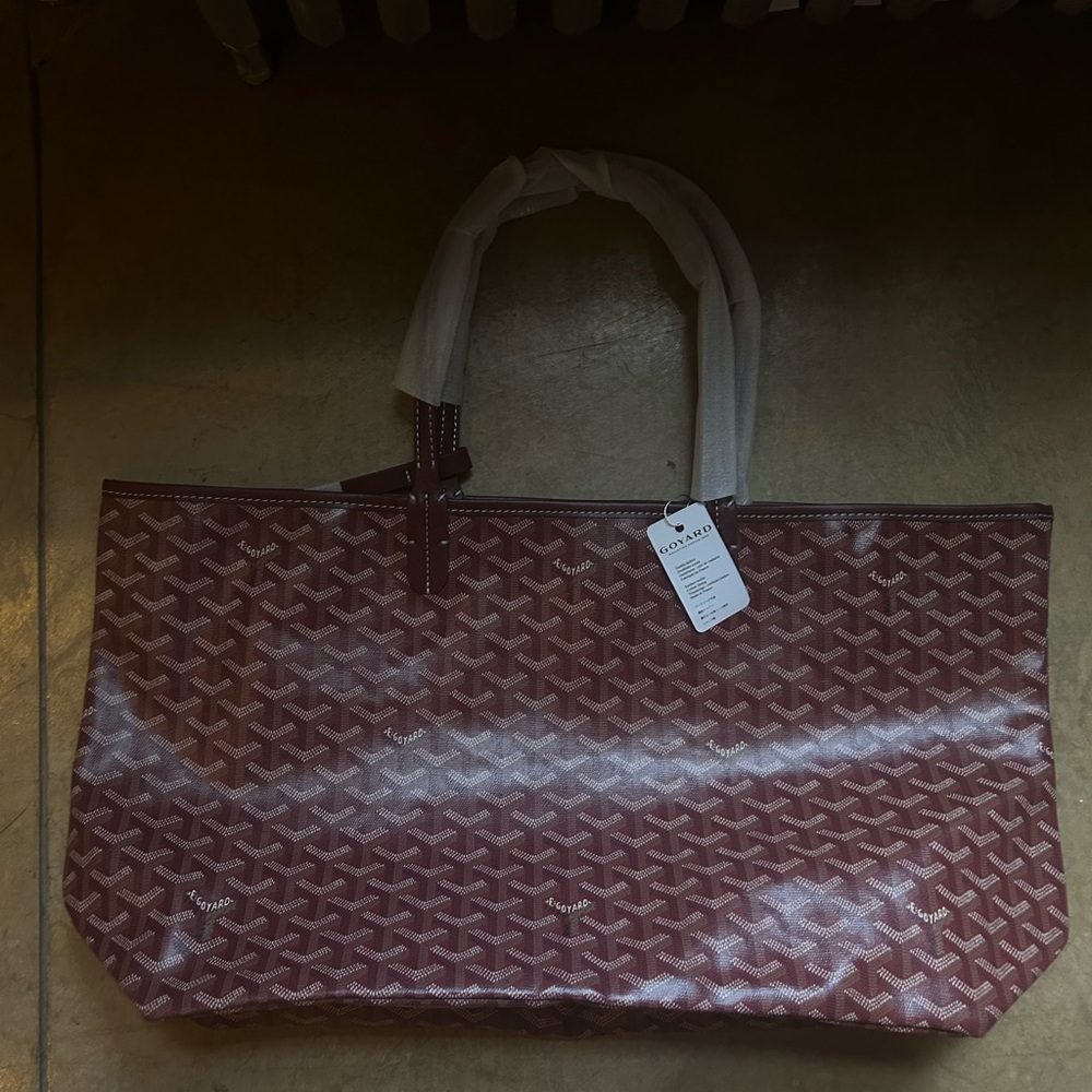 COPY - Burgundy Canvas Tote Bag